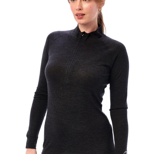 Women’s Merino Half Zip Long Sleeve